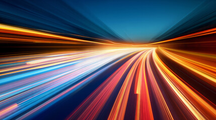 High Speed lights, motion trails