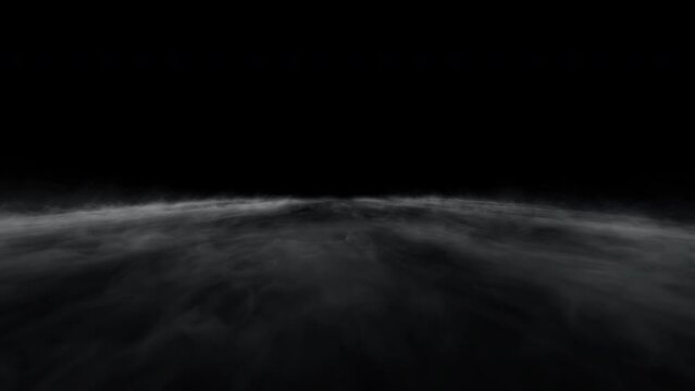 Low ground mist, fog moving towards the camera - 60fps 4K Pro Res