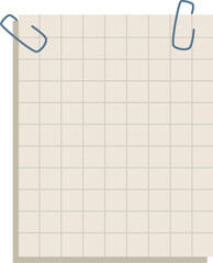 Notepad Paper With Clips