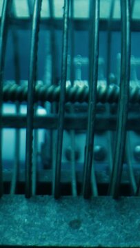 Mechanical Machine Variable Electronic Capacitor Of An Old Radio
