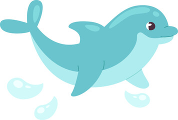 Dolphin Splashing Water