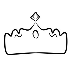 Crown doodle