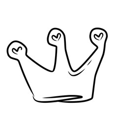 Crown doodle