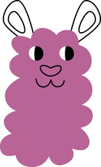 Alpaca Face Doodle
