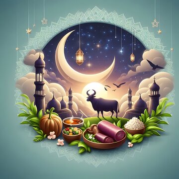 Eid al-Adha 2024. Ai generated 