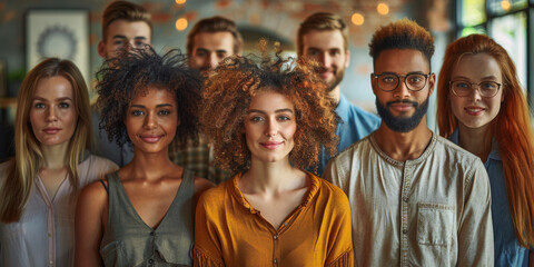 Young Professionals Collaborating at Office