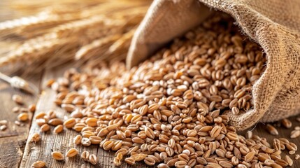 Demonstrating the expense of buying wheat showing the financial aspects of agricultural trade