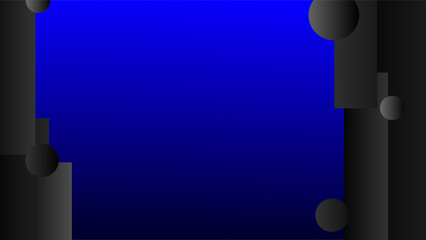 Dark grey pillars with blue gradient negative space background