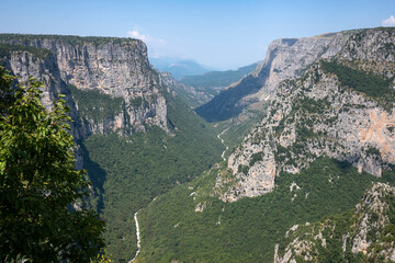 Vikos gorge at Pindus Mountains, Zagori, Epirus, Greece