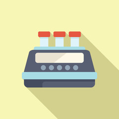Laboratory equipment heating test tubes for a chemical reaction experiment in a scientific setting