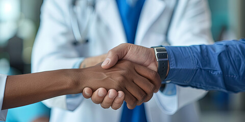 Handshake Between a Doctor and a Patient