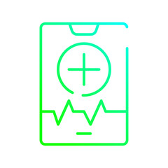 Obraz premium Health App icon
