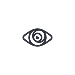 Eye, vision logo design