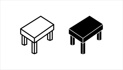 Set of table related vector line icons. Premium linear symbols pack. Vector illustration isolated on a white background. Web symbols for web sites and mobile
