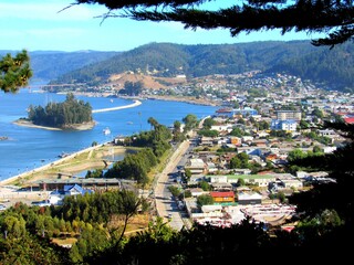 Constitución, ribera del Maule, Chile, río, Maule, 