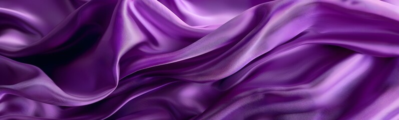 Fototapeta premium Purple background with swaying cloth.