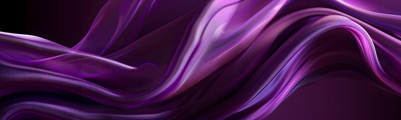 Obraz premium Purple background with swaying cloth.
