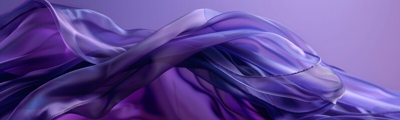Obraz premium Purple background with swaying cloth.