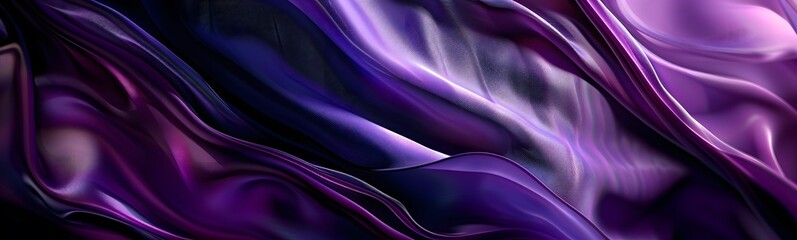 Fototapeta premium Purple background with swaying cloth.