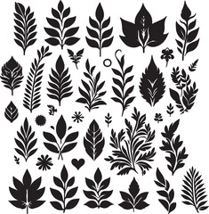 Fototapeta premium seamless pattern with leaves.
