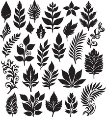 seamless pattern with leaves.