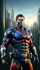 sketch of a superhero, superhero drawing, superhero or villain idea