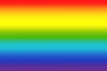 Rainbow gradient background. Horizontal color stripes. Vibrant vector design. Abstract illustration.