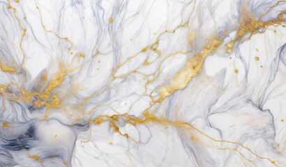 Fototapeta premium texture Abstract gray and white marble with gold splashes , luxury background, art blurred, wide banner decoration. 