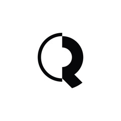 QZ, ZQ, Q AND Z Abstract initial monogram letter alphabet logo design