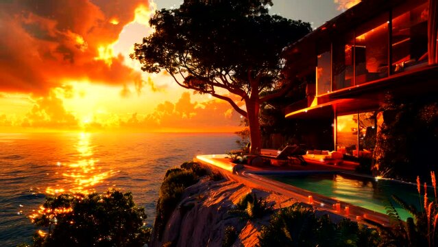 Cliffside Serenity: Embracing Tranquility in the Villa
