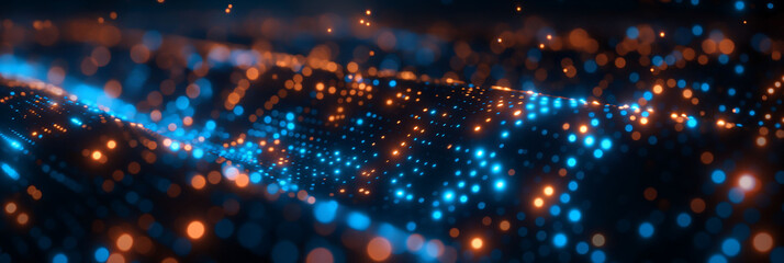 Fototapeta premium abstract background of the big data, ai, internet, technology, information