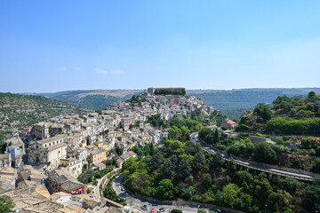 Obraz premium Cityscape of Ragusa, Italy