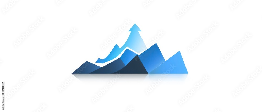 Poster blue wave illustration with curved lines and swirls, creating a seamless pattern for wallpaper or ba