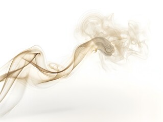 Fototapeta premium Swirling Smoke in Ethereal White Background Representing Religious Ceremonies and Spiritual Practices