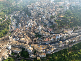 Fototapeta premium Aerial View - Ragusa, Italy