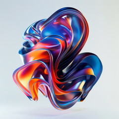 format shape rainbow floating soft