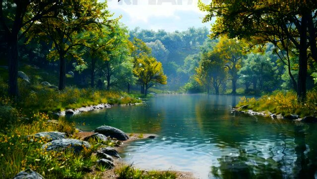 Serenade of the River: Basking in the Harmony of the Tranquil Waters