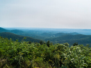 Blue Ridge Mountains View From A Rest Stop