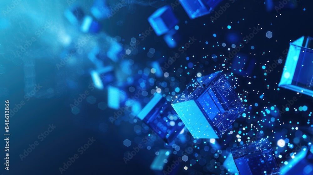 Poster electronic circuit board. technology concept ,microchip cpu processor circuit board.