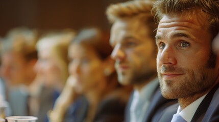 A soft focus on the intensity etched on the faces of bidders in the room.