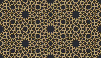 Seamless geometric pattern in authentic arabian style.