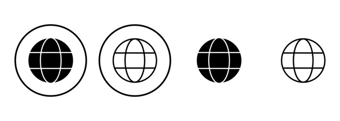 Fototapeta premium Web icon set. go to web icon. web click icon