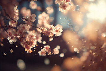 木, 植物, 桜, 春, 花びら, 花, 舞い散る花びら, Tree, plants, cherry blossom, spring, petals, flowers, fluttering petals