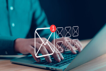 Marketing and business ideas through email, email or newsletter. email marketing or newsletterEmail or newsletter ideas Easy to send and receive information online
