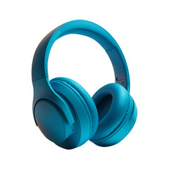 Modern headphone isolated on a transparent background by AI generative.