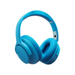 Modern headphone isolated on a transparent background by AI generative.