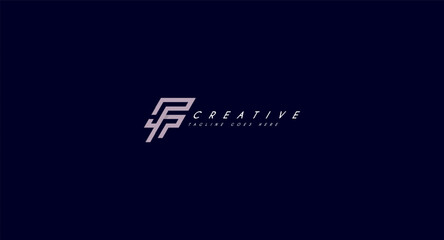Initial Letter FT Logo design vector illustration.