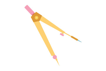 Back to School Flat Sticker Design