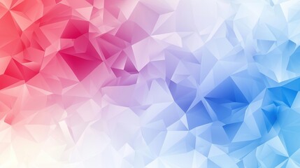 Obraz premium Abstract Geometric Background with Red and Blue Tones