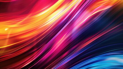 Fototapeta premium Abstract Background Design with Colorful Motion Lines